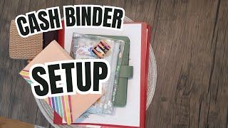 Cash Binder Setup moneygoals cashbudgeter [upl. by Demona]