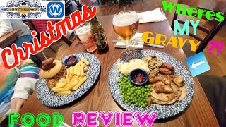 Wetherspoons Xmas menu but was it any good food foodie foodlover wetherspoons christmas [upl. by Noyad]