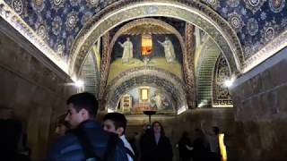 イタリア世界遺産モザイク） Ravenna Basilica di San Vitale Mausoleco di Gaita Placidia [upl. by Hcelemile482]