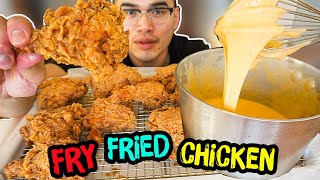 How to properly FRY FRIED CHICKEN [upl. by Novia]