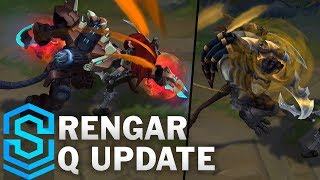 Rengar Q Update  All Skins [upl. by Gussi757]