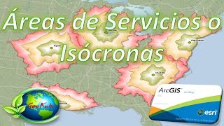 ArcGIS 10 Cap 4 Análisis de Redes Lec 11 Áreas de Servicio Isócronas [upl. by Blaze]