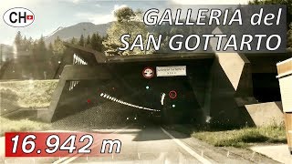 CH  Galleria del SAN GOTTARDO  17 km [upl. by Meeharb]