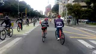 CICLOVIA RECREATIVA BOGOTÁ [upl. by Nnylesor]