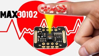 Medir Ritmo Cardiaco MAX30102 Arduino OLED Heart Beat Meter [upl. by Nosecyrb]