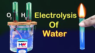 How To Produce Oxygen Gas At HomeOXYGEN AND HYDROGEN From Water  Electrolysis Of Water At Home [upl. by Suirred591]