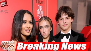 Salma Hayek Celebrates Her Stepsons 18th Birthday With Sweet Post [upl. by Farmelo118]