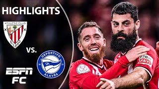 Athletic Club vs Alaves  Copa del Rey Highlights  ESPN FC [upl. by Carlo]