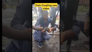 Train Coupling work  train coupling technology trendingshorts indianrailways [upl. by Anin]