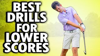 Best Golf Swing Drills to Shoot Lower Scores amp Slash Your Handicap in Half Compilation [upl. by Noyerb]