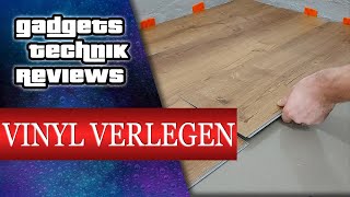 Vinylboden verlegen für Anfänger 🆗 Laminat Alternative Klick Vinyl einfach verlegen [upl. by Animahs]