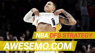 Yahoo FanDuel amp DraftKings NBA DFS Strategy  Tue 212  Awesemocom [upl. by Sylvan758]