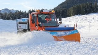 Mercedes Unimog U423 neu mit SPRINGER Winterdienstgeräten [upl. by Harold]