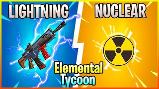 Elemental Tycoon Gameplay Fortnite Creative Map [upl. by Rebor]