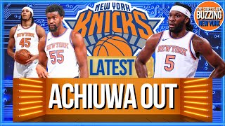 KNICKS INJURY NEWS Who makes opening night rotation now Rookies staying ready 12 Man Roster [upl. by Gosselin]