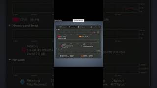 How to check Cpu and Memory Usage In Linux tipsandtricks linux shorts [upl. by Etiragram]