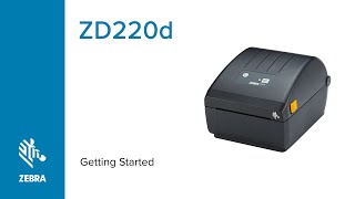 Setting up Your Printer ZD220d  Zebra [upl. by Langelo50]