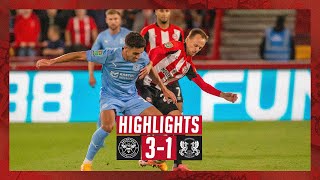 Carabao Cup Highlights Brentford 31 Leyton Orient [upl. by Kelwen310]