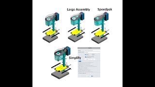 Improving Assembly Performance in SolidWorks Speedpak Simplify Large Assembly Performance Eval [upl. by Folly]