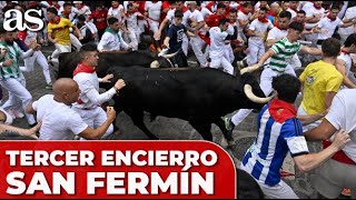 RESUMEN del TERCER ENCIERRO de SAN FERMÍN [upl. by Haldis]