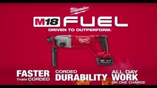 Milwaukee M18 Fuel 1in SDS Plus DHandle Rotary Hammer Tool Only Model 271320 [upl. by Northington768]