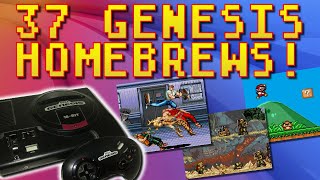 37 MUSTSEE NEW Sega Genesis Homebrews [upl. by Flodnar]