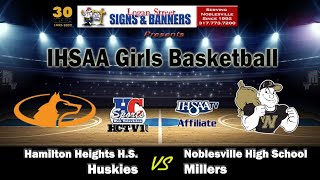 Hamilton Heights vs Noblesville  IHSAA Girls Varsity Basketball [upl. by Nysila]