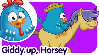 Giddy Yp Horsey  Lottie Dottie Chicken  Nursery Rhymes For Kids [upl. by Laureen]