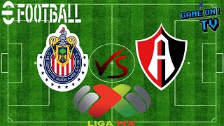 Efootball Móvil  Chivas VS Atlas  PLAY IN  Liga MX apertura 2024 Simulación [upl. by Novanod]