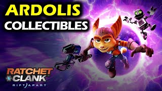 Ardolis Collectibles Gold Bolt Armor Spybot Craiggerbear  Ratchet and Clank Rift Apart Guide [upl. by Uria217]