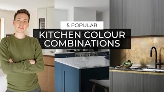 5 Kitchen Colour Combinations That Just Work 🎨 [upl. by Alakam]