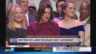 Gretchen Whitmer elected Michigan governor [upl. by Axia]