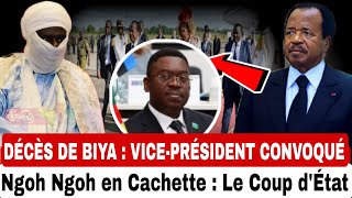 Ça cuit Décès de Biya le Vice Président convoqué durgence Ngoh Ngoh en Cachette  Le Coup dÉtat [upl. by Ahseit]