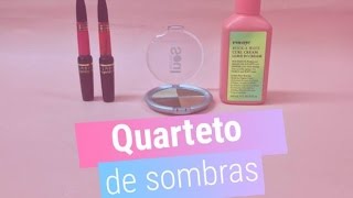 Testados CH novo quarteto de sombras da Eudora [upl. by Valencia]