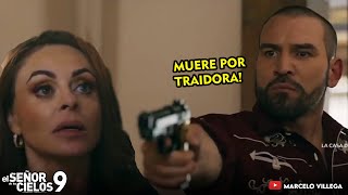 AURELIO MATA A CARLA POR TRAIDORA Y SE VENGA DE CASTILLO😱🔥 EL SEÑOR DE LOS CIELOS 9 [upl. by Matheson]