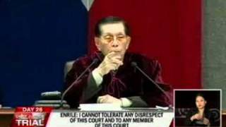 Enrile orders to have Aguirre cited in contempt [upl. by Pfeifer]