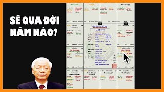 Luận Lá số Tử vi Nguyễn Phú Trọng do thầy TQ lập nói gì về vận mệnh Tổng BT năm tháng viên tịch [upl. by Caruso]