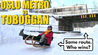 Can You Beat The Oslo Metro On A Toboggan [upl. by Grefe]