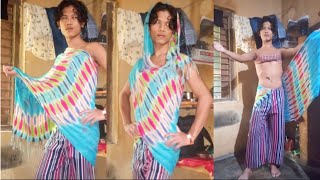 Badal Barsa Bicholi Full Song 😍My First video badal badalshorts nepali dance shortvideo K 2 S [upl. by Grunberg]