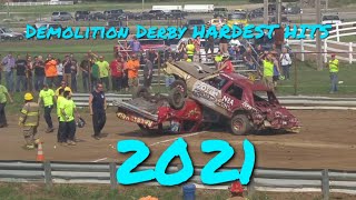 Demolition Derby HARDEST HITS 2021 [upl. by Noteek]