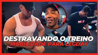 MOBILIDADE PARA TREINO DE PERNAS  com MAESTRO LEÓNIDAS [upl. by Aseeram358]