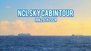 NCL SKY OCEAN VIEW LARGE PORTHOLE WINDOW CABIN TOUR 2024 [upl. by Bamford757]