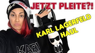 Ein auf Millionär Karl Lagerfeld Luxus Online Shopping Try On Haul [upl. by Loralie]