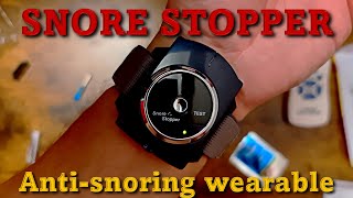 Snore Stopper Anti Snoring Wearable Wrist Band Device Unboxing Review and Teardown [upl. by Areyk]