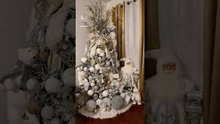 Arbol de navidad en blanco shortvideo christmas merrychristmas christmassongs shortvideo [upl. by Ilhsa]