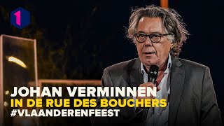 Johan Verminnen  In de rue des bouchers  Vlaanderen feest [upl. by Boutis]