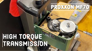 Proxxon MF70 modification High torque transmission Part 2 [upl. by Cletus16]