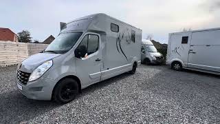 verkocht Paardenwagen RENAULT MASTER 23L 107KW T35 L3 3xl MTM [upl. by Nelrsa]