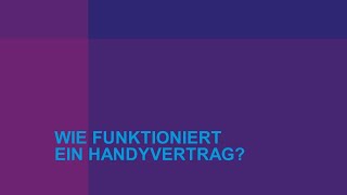 Wie funktioniert ein Handyvertrag [upl. by Adnarahs67]