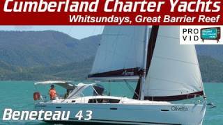 Whitsunday bareboats Whitsundays Beneteau 43 Olivetta Sailing Yacht [upl. by Nuawtna]